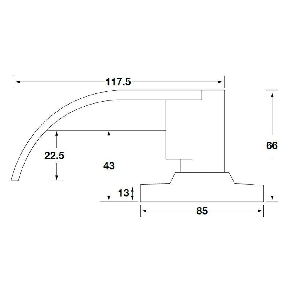 Hafele KNL Disabled Compliant Lever Set - Available in Various Door Functions