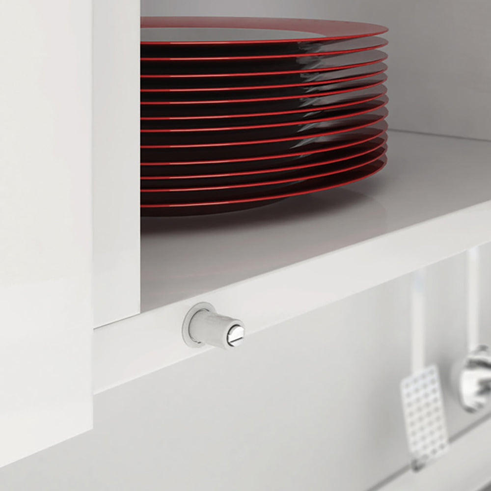 Hafele Salice KPush Cabinet Catch Long Standard With Buffer Pair 356.12.717 K Push Display Pack 1