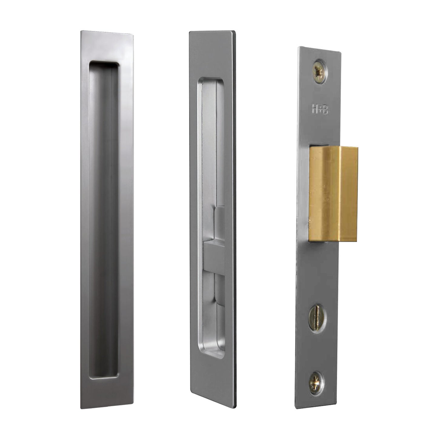 Halliday & Baillie Pivot Door Privacy Set Flush Pull - Available in Left and Right Hand