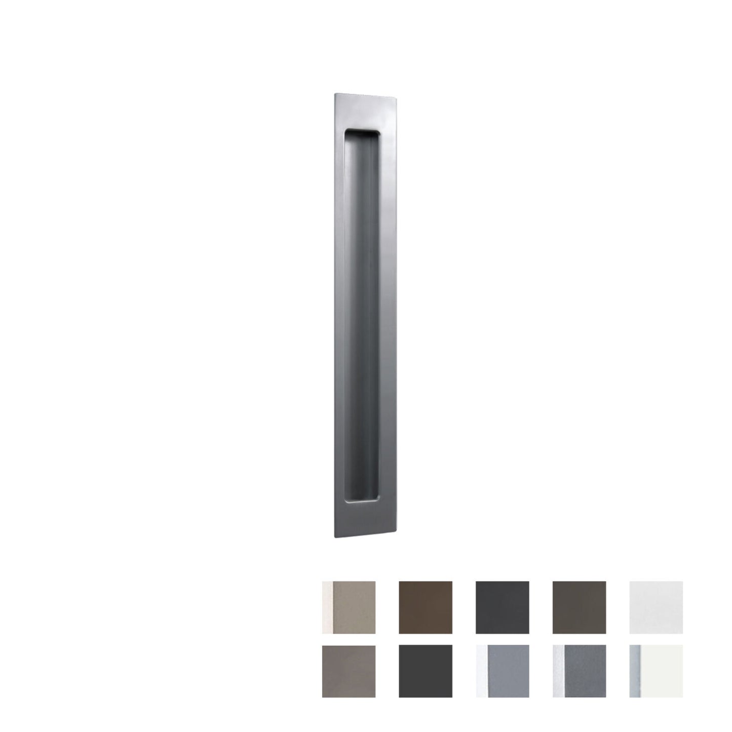 Halliday & Baillie Large Offset Flush Pull - Available in Various Finishes