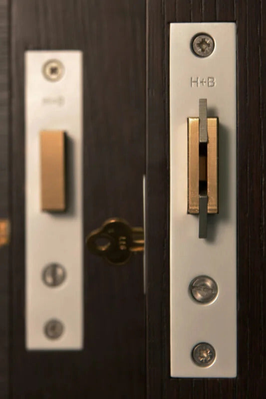 Halliday & Baillie Sliding Door Mortice Lock HB2010 - Available in Various Finishes