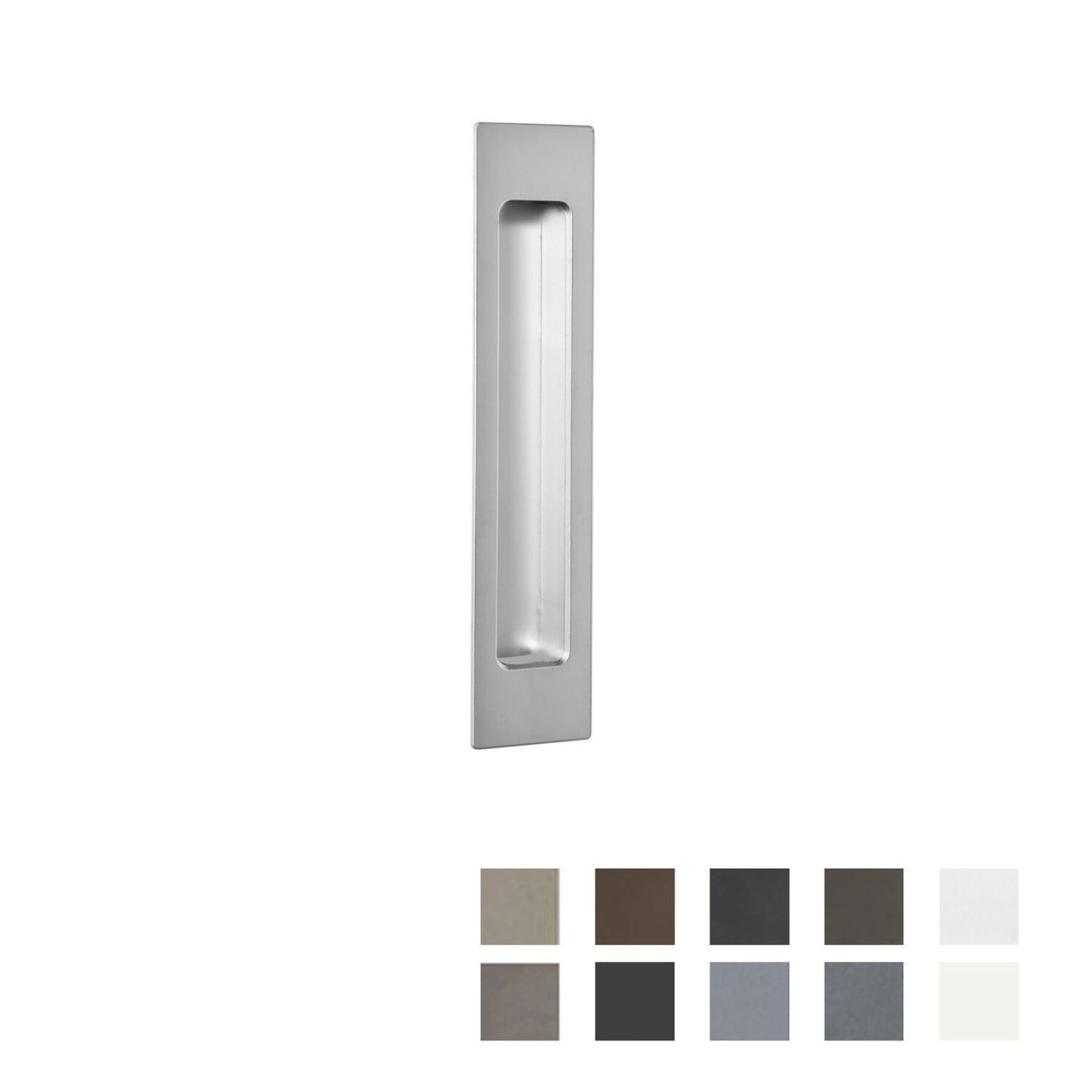 Halliday & Baillie Offset Flush Pull 170mm - Available in Various Finishes