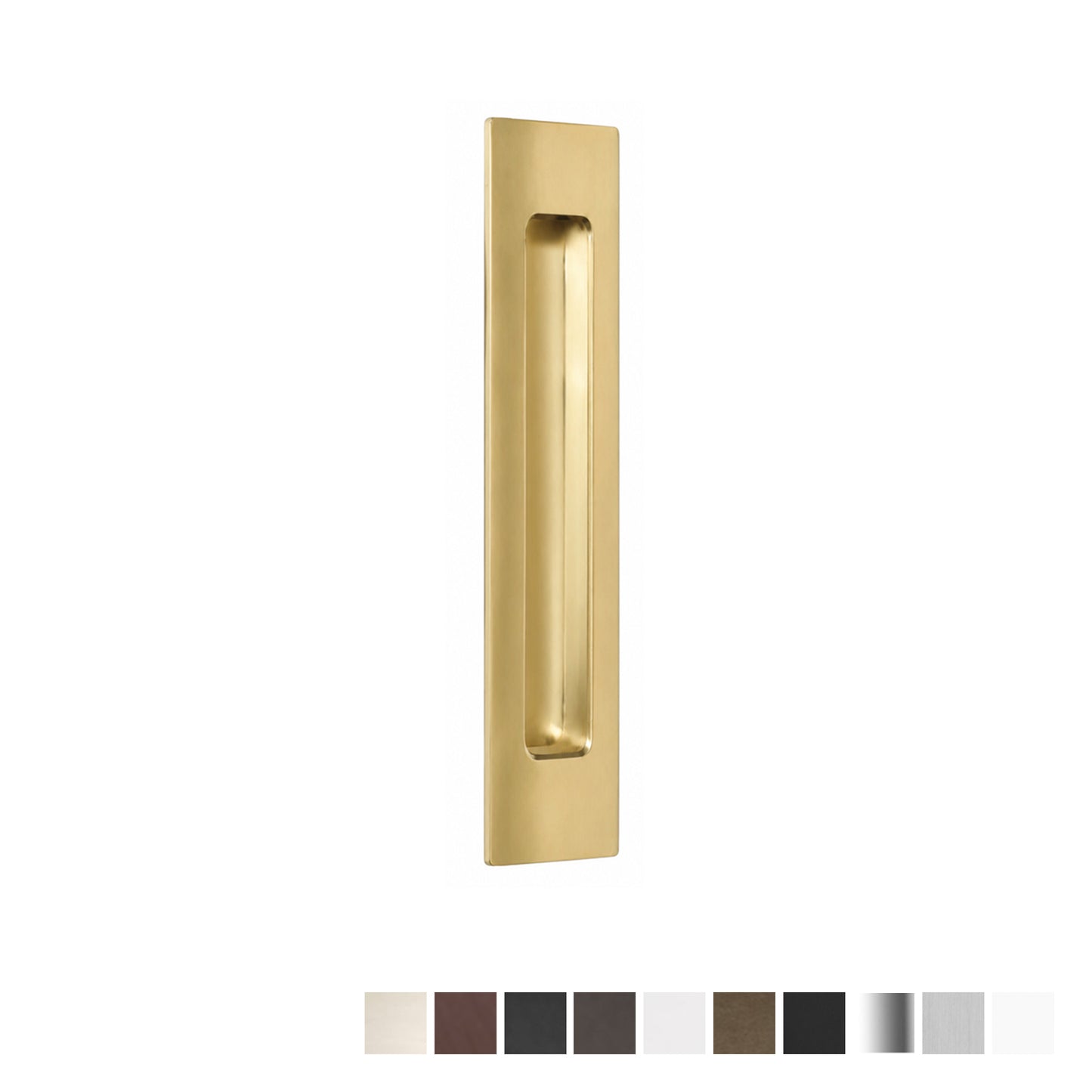 Halliday & Baillie Offset Grip Flush Pull - Available in Various Finishes and Handing