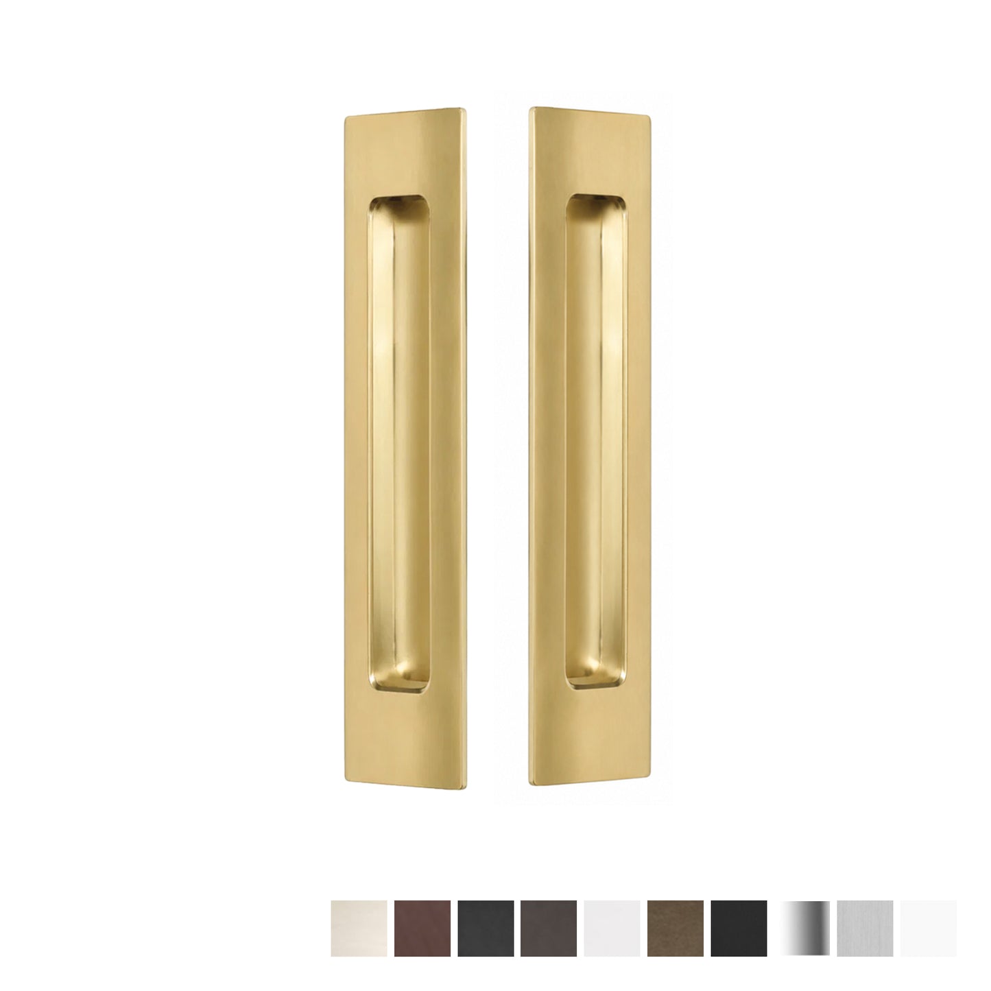 Halliday & Baillie Offset Grip Flush Pull - Available in Various Finishes and Handing