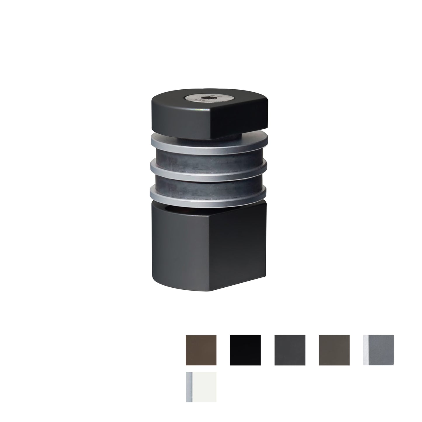Halliday & Baillie Round Floor Mounted Double Magnetic Door Stop HB710L