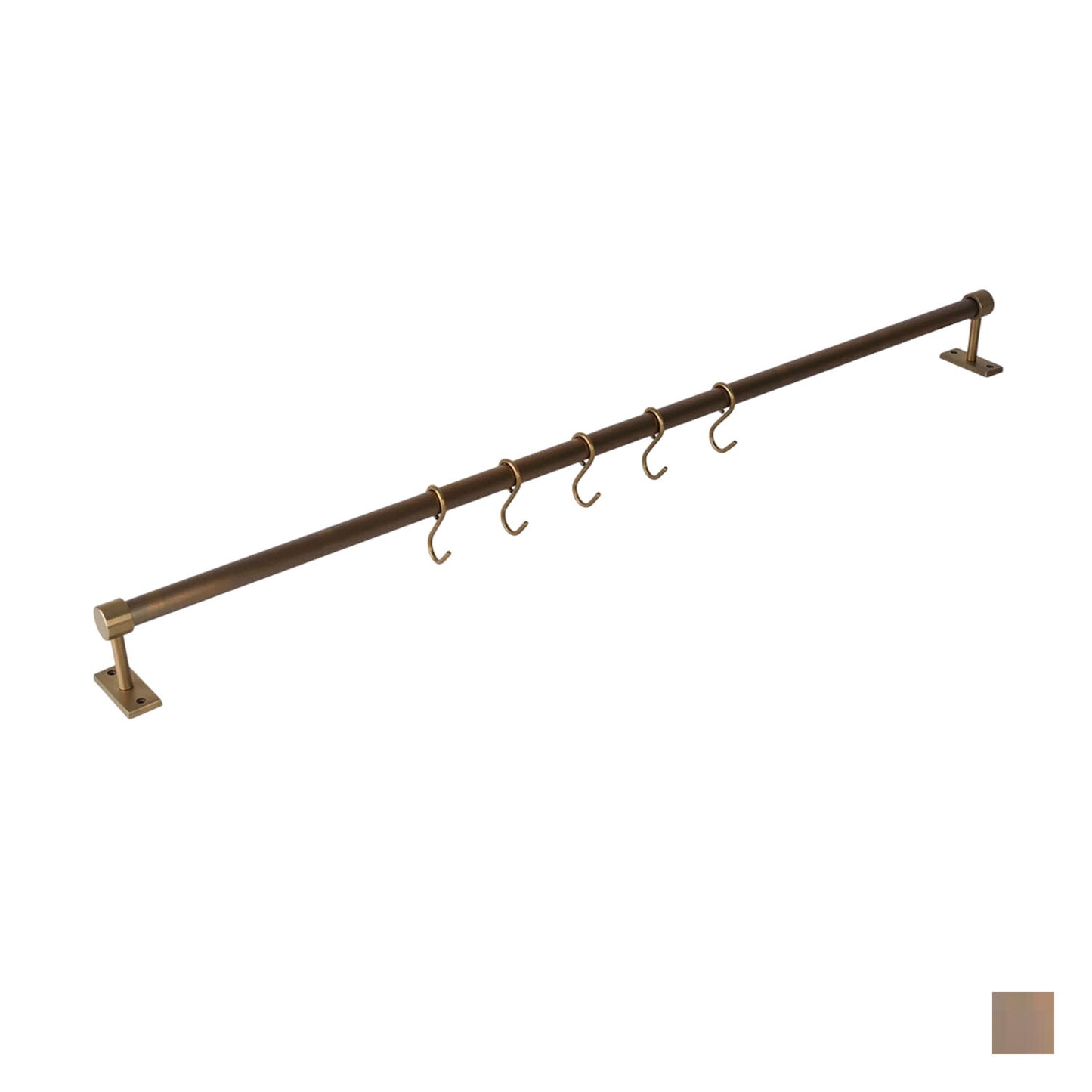 Hepburn Utility Rail Hook 65mm - Available in Various Finishes