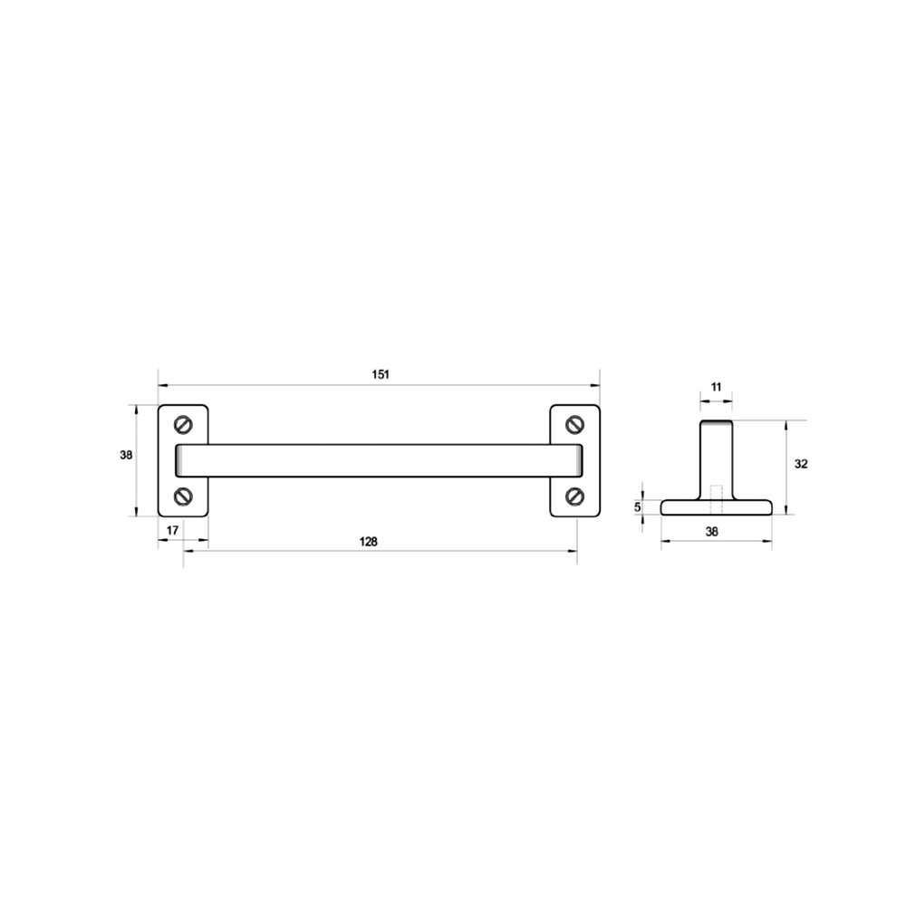 Kethy Perry Cabinet Handle HT831 - Available in Various Finishes