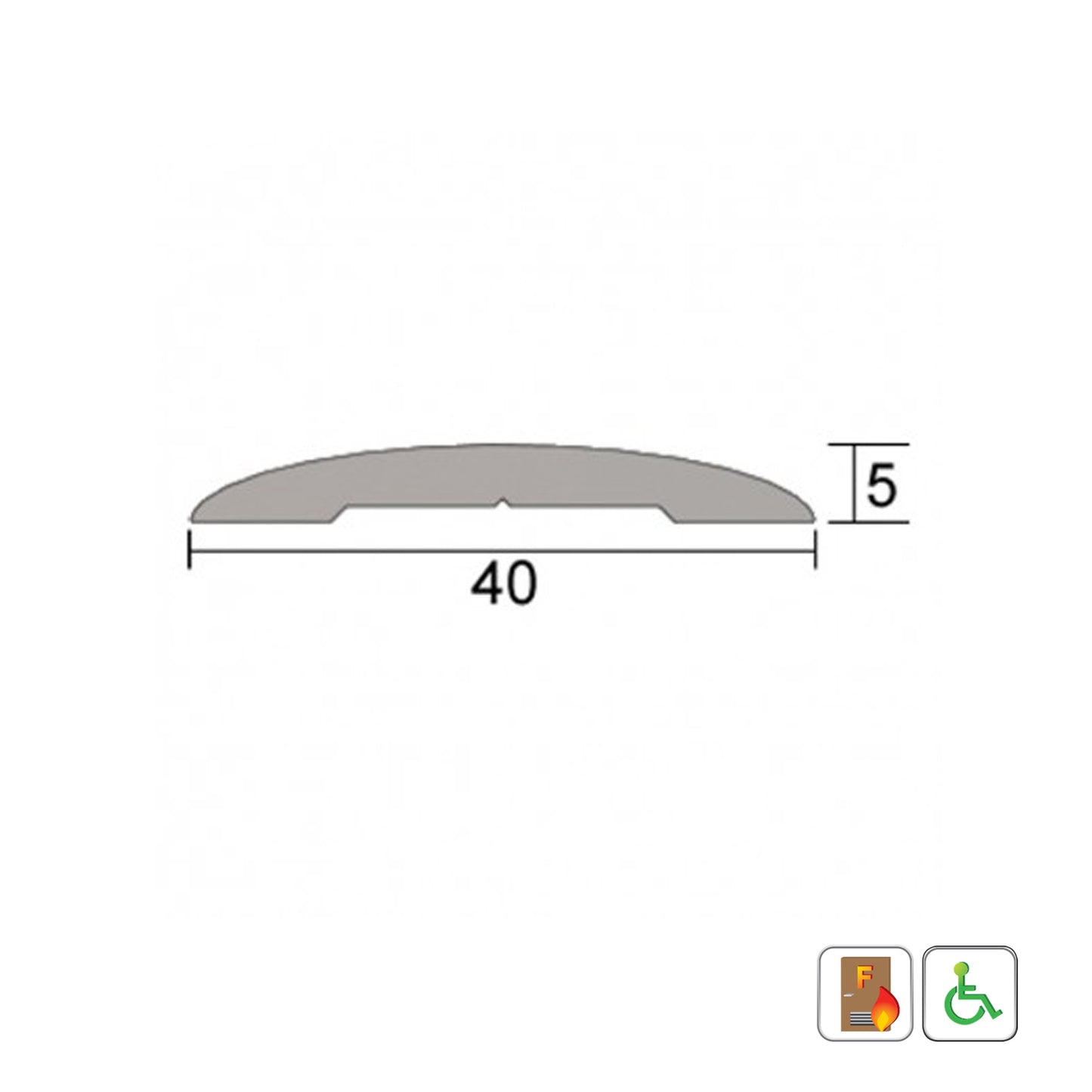 Kilargo IS4120 Heavy Duty Threshold Plate - Available in Various Sizes
