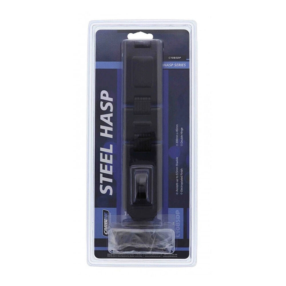 Carbine Double Hinge Hasp and Staple 45mm Shackle Display Pack C1085DP