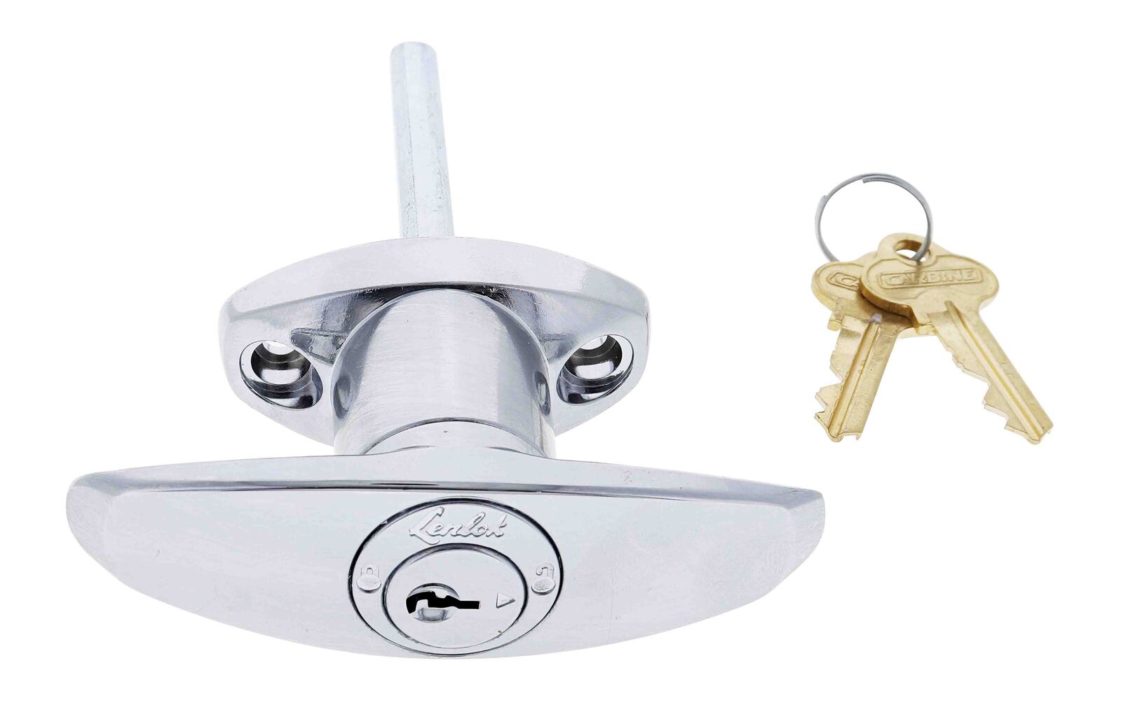 Lenlok CBS T Handle Garage Door Lock C4 Face Fix 75mm LTH-FF-C4-DP