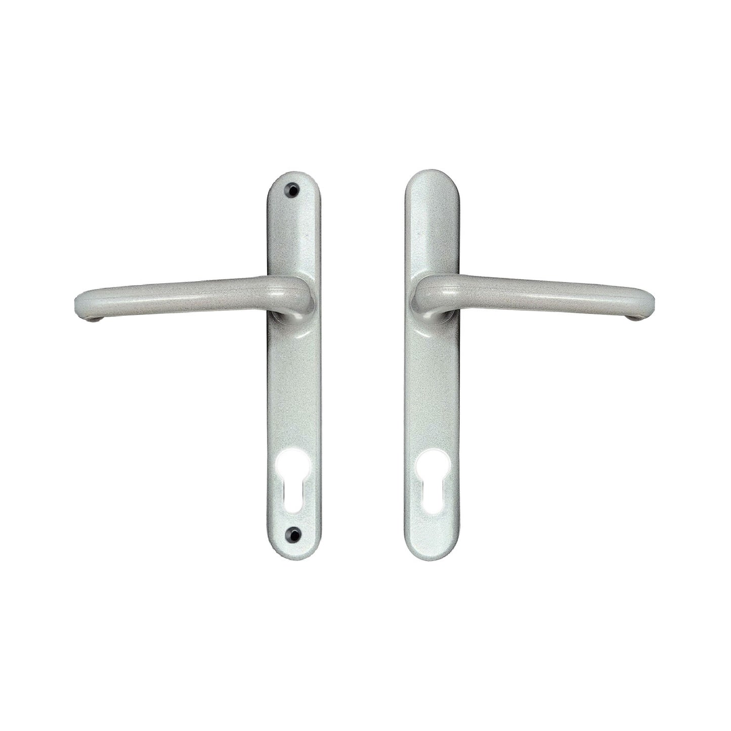 Interlock Door Lock Pack with Mortice Lock Verona Lever Silver with Euro Cylinder