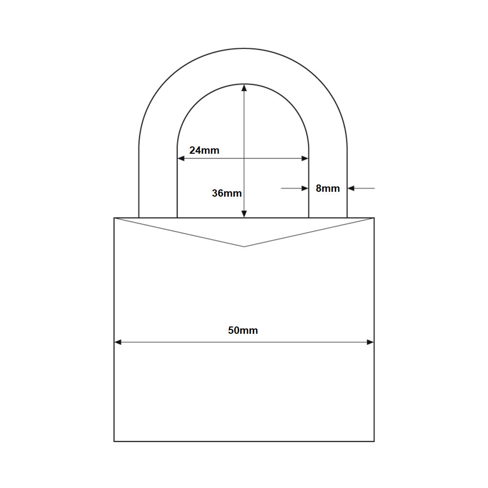 Abus Padlock Touch Biometric Fingerprint Weather Resistant Silver 5750C