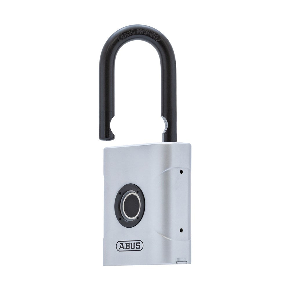 Abus Padlock Touch Biometric Fingerprint Weather Resistant Silver 5750C