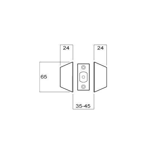 Brava Urban Deadbolt Double Cylinder 60/70mm Stainless Steel Keyed Alike D362BKA