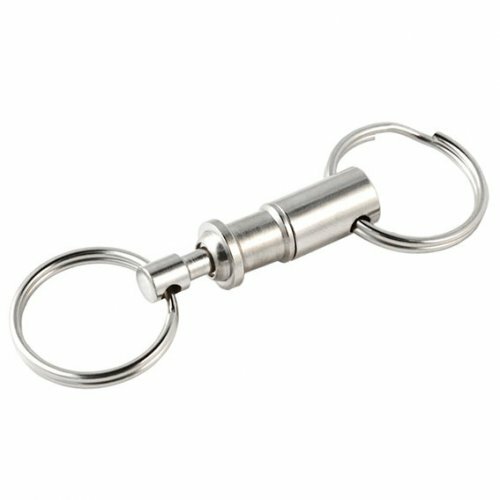 KEY-BAK Pull-Apart Key Ring KK1121C Quick Release Easy-Join Chrome