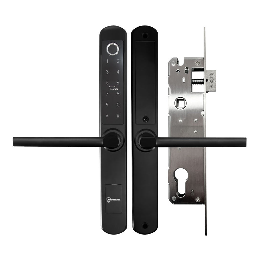 McGrath A210 Digital Door Lock WIFI RFID App Fingerprint Black - Available in Various Function|LSCMLA210BKEM30
