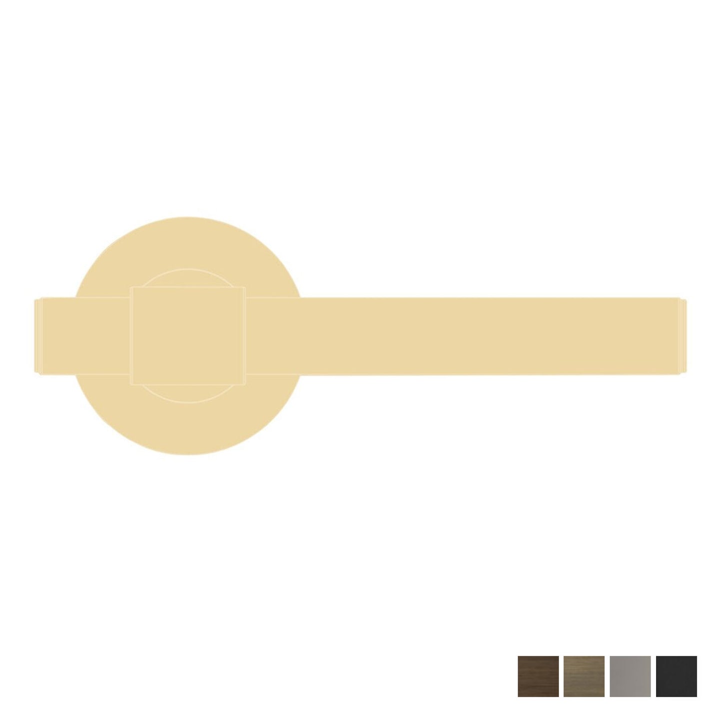 Momo Belgravia Plain Lever Handle Set - Available in Various Finishes