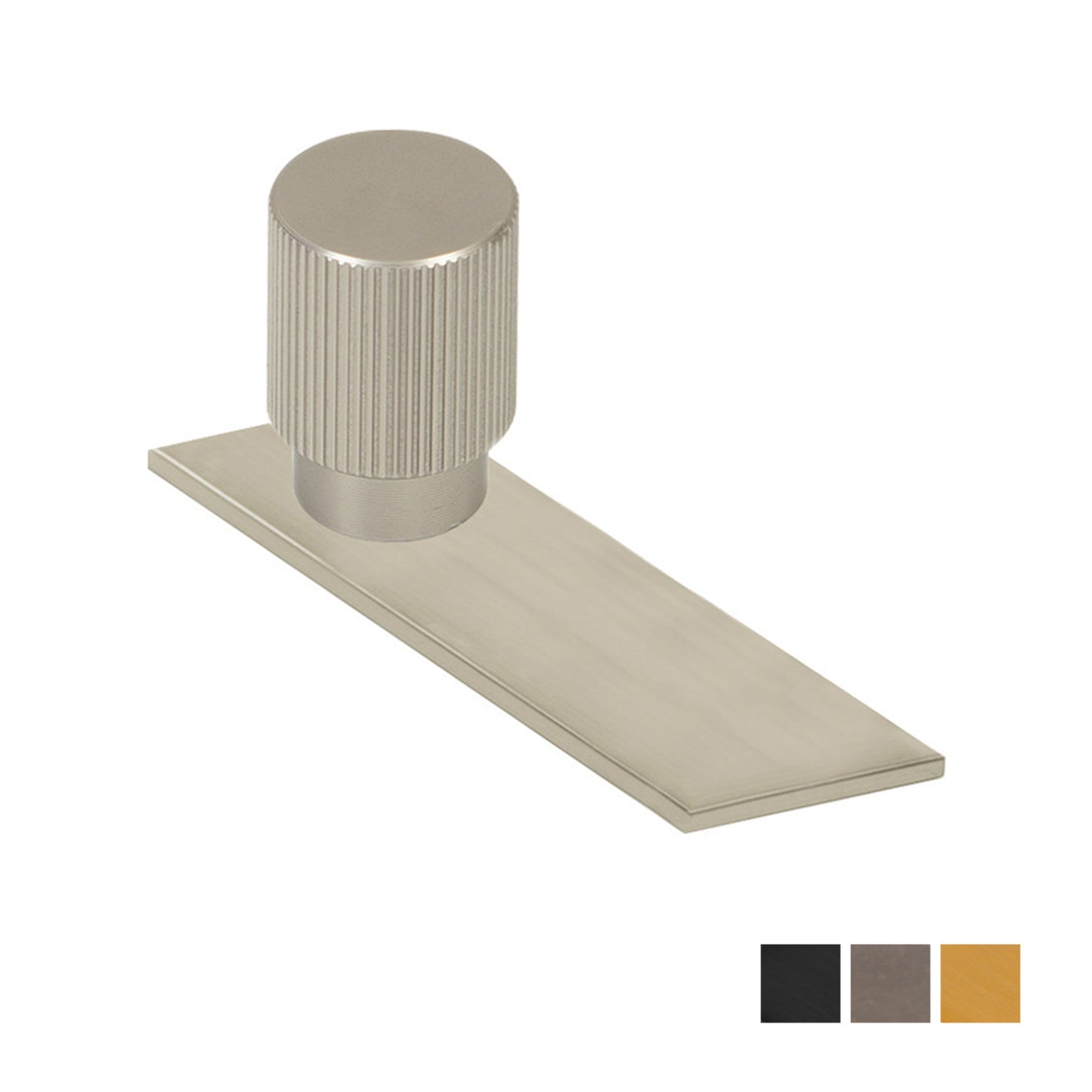 Momo Arpa Round Cabinet Knob And Backplate - Available in Various Finishes