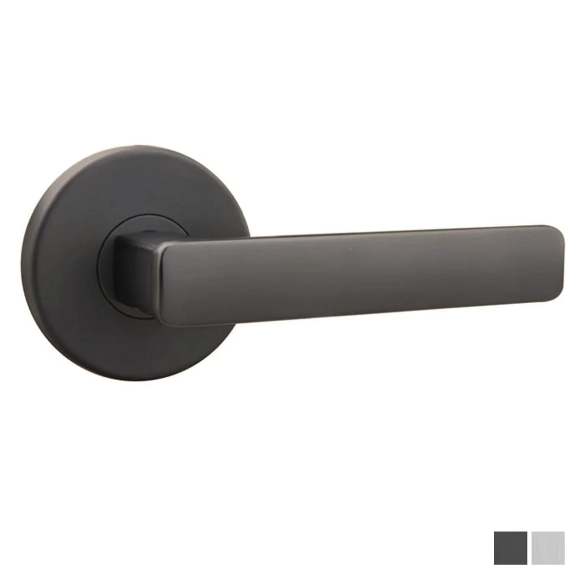 N2lok Vitus Door Lever on Round Rose Passage Set Clear Pack - Available in Various Finishes