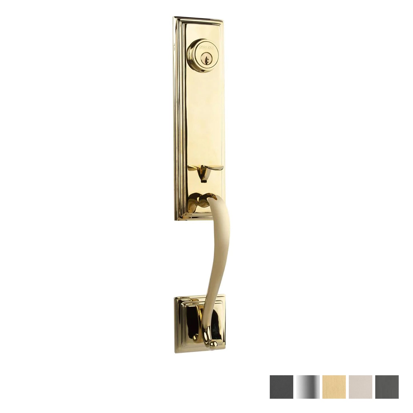 N2lok Seine Single Cylinder Door Entrance Set - Available in Various Finishes