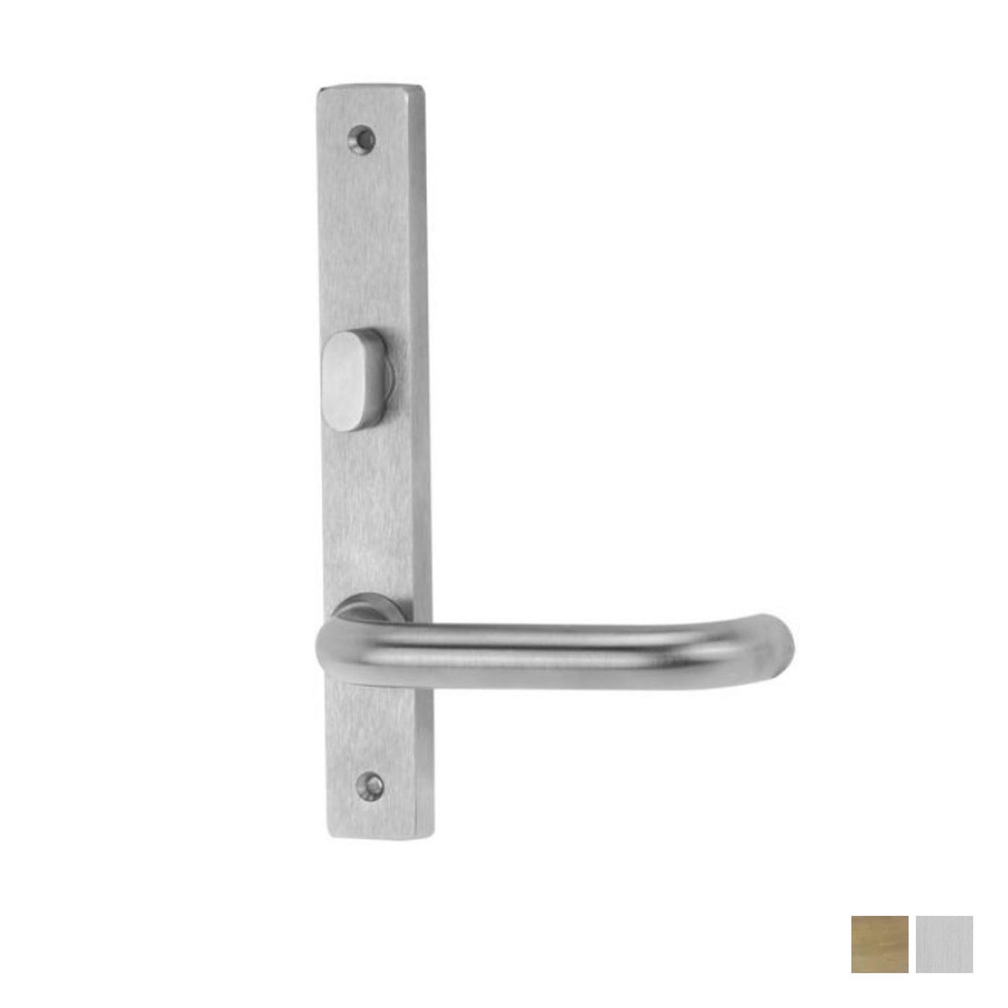 Lockwood 4704 Square End Plate With Turn and 70 Lever - Available in Various Finishes