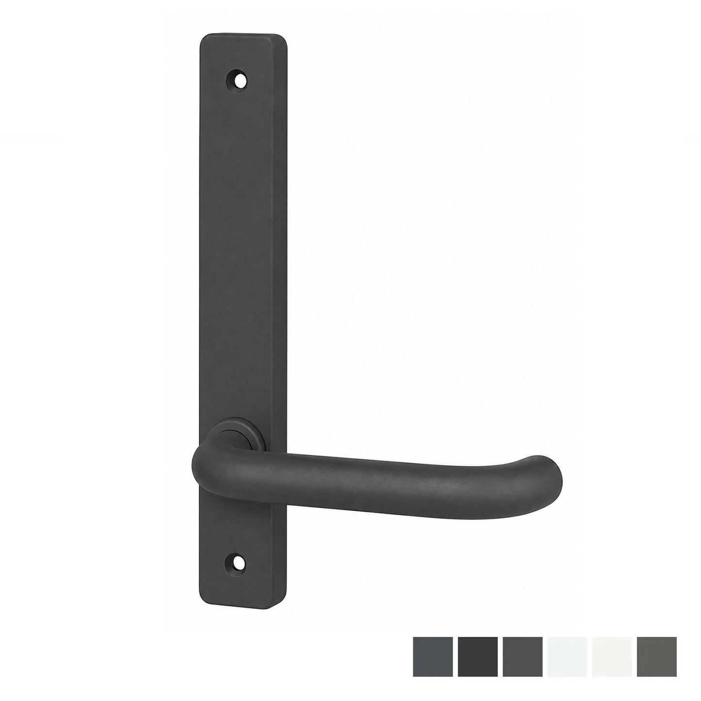 Lockwood 4905 Square End Plate With 70 Lever - Available in Various Finishes