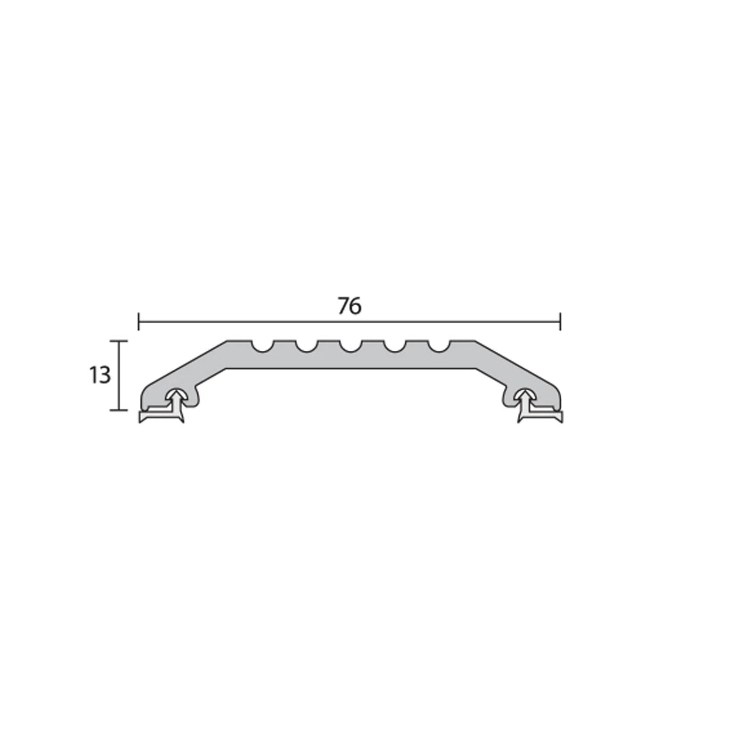 Raven RP29 Threshold Plates Silver Anodised - Available in Various Finishes