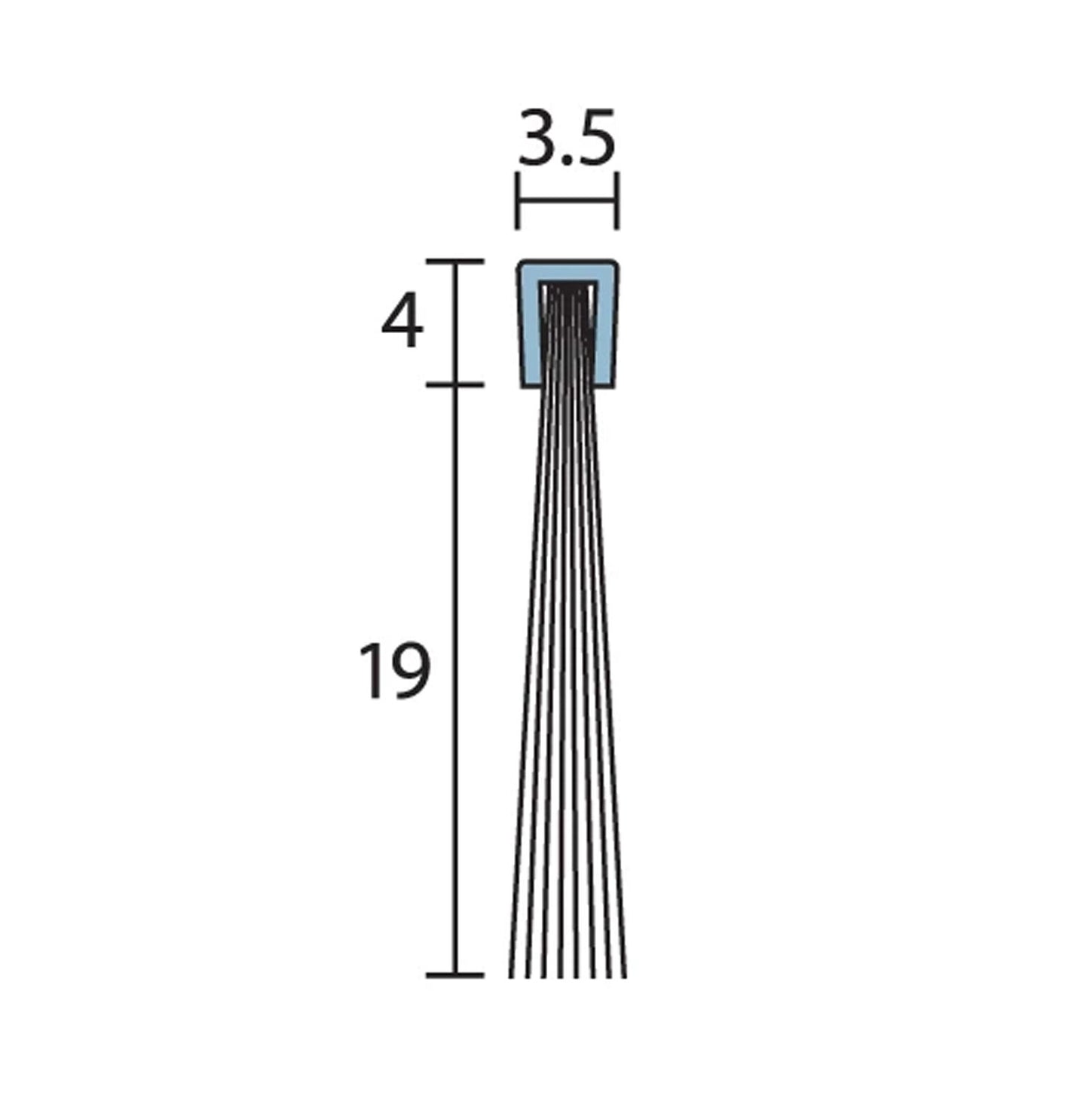 Raven RP2 Brush Strip Seal - Available in Various Sizes|RAVA2BO1000|RAVA2BO3000|RAVA2BO2250