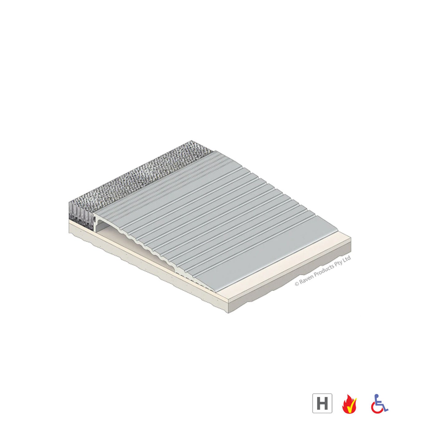Raven RP98 Threshold Ramp Silver Anodised - Available in Various sizes