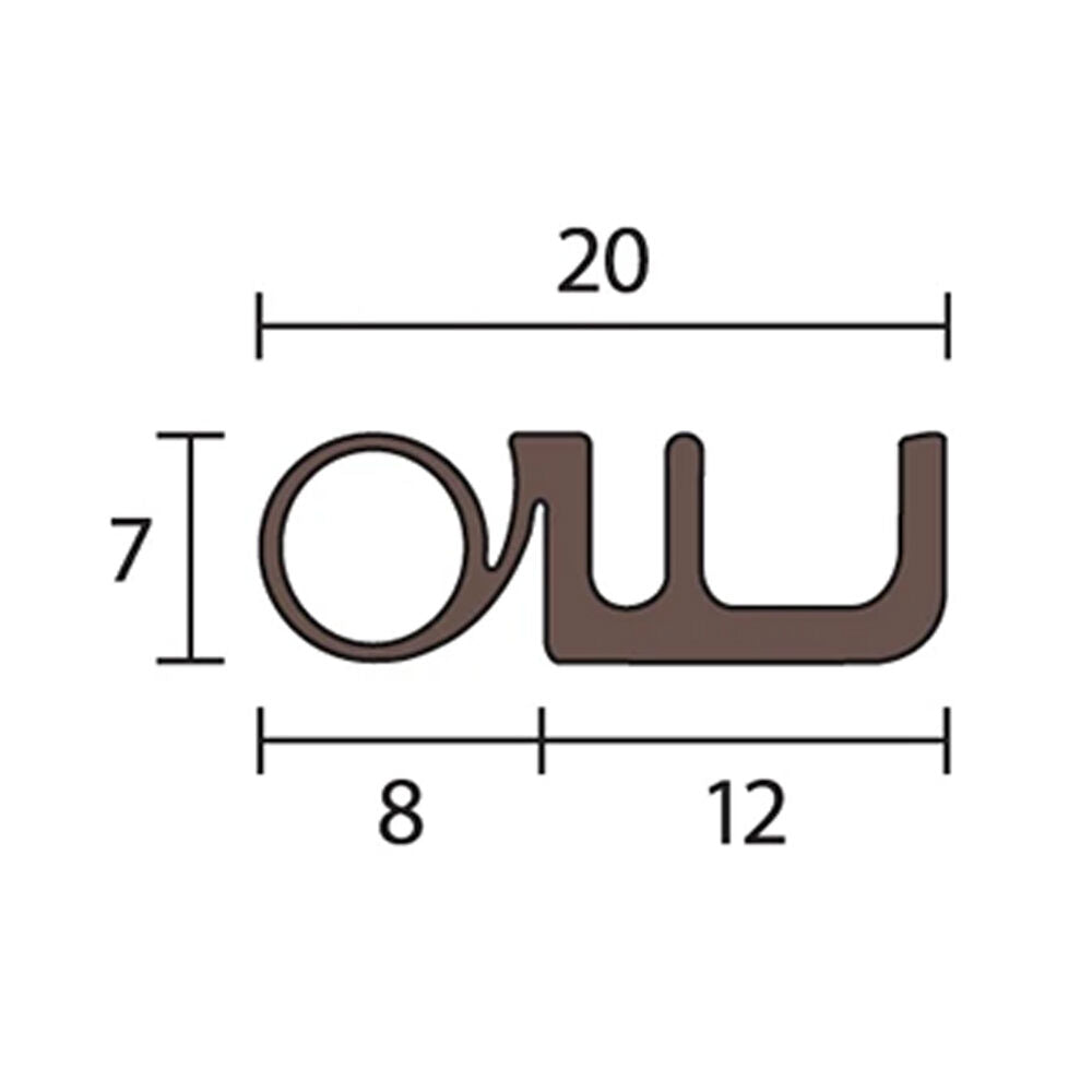 Raven RP7 Weather and Acoustic Frame Seal - Available in Various Finishes