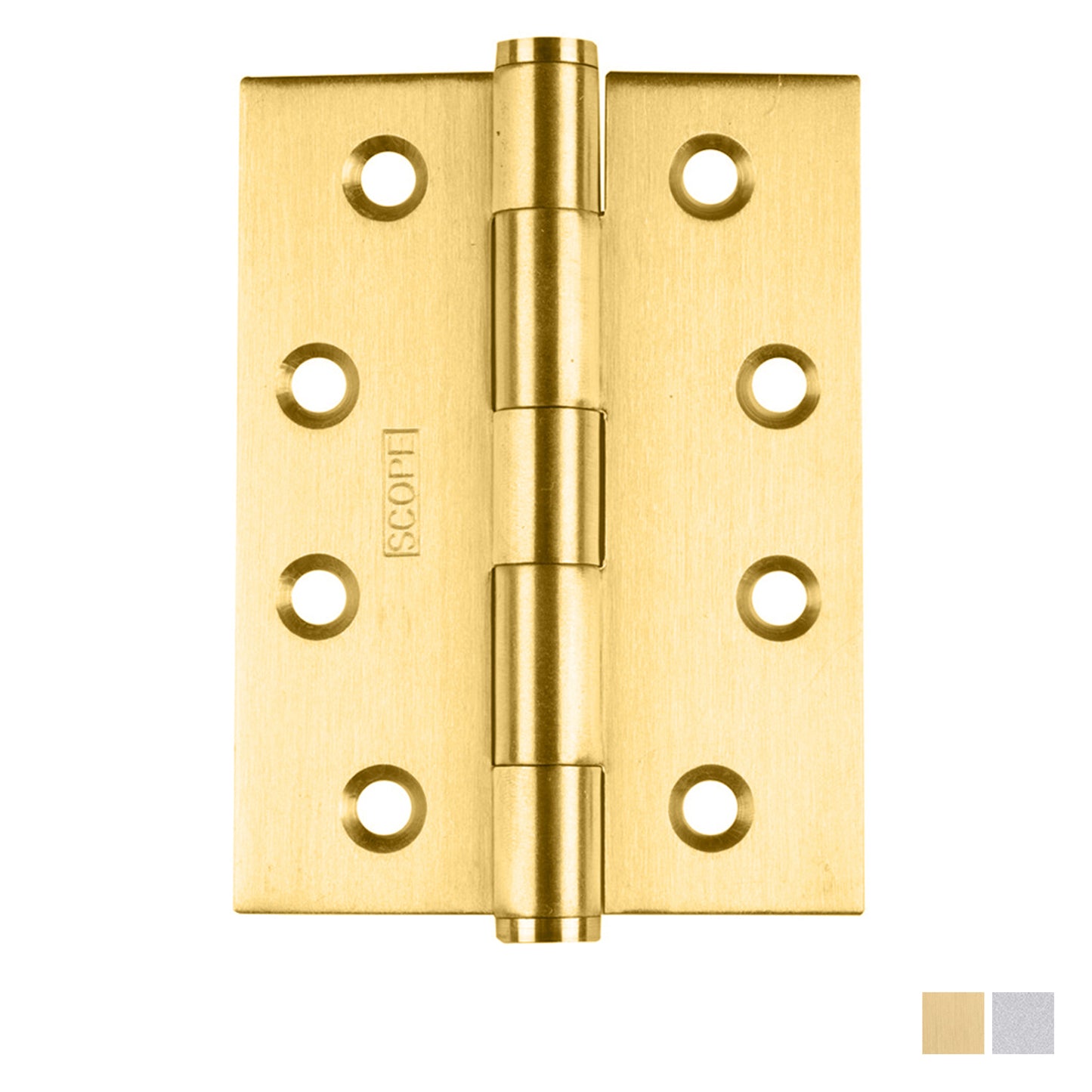 Scope Butt Hinge - Available in Various Polished Brass and Stainless Steel