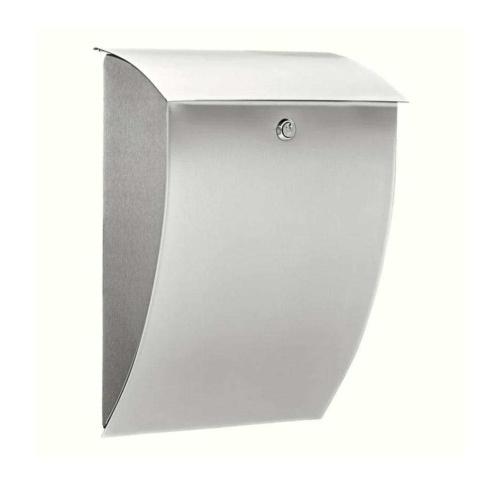 Burg-Wachter Milano Letter Box 488x352x182mm Stainless Steel 3483-ES