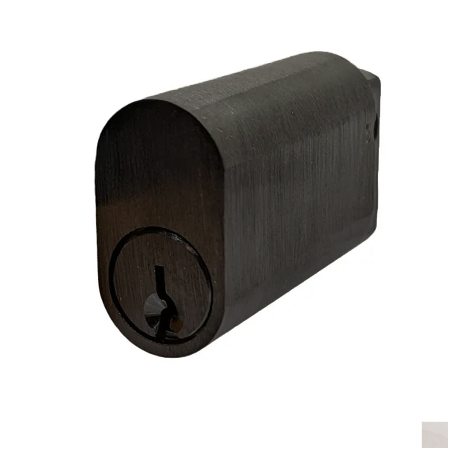 Lockton Extended Oval Cylinder Keyed Alike 50mm - Available in Matt Black and Satin Chrome Finish
