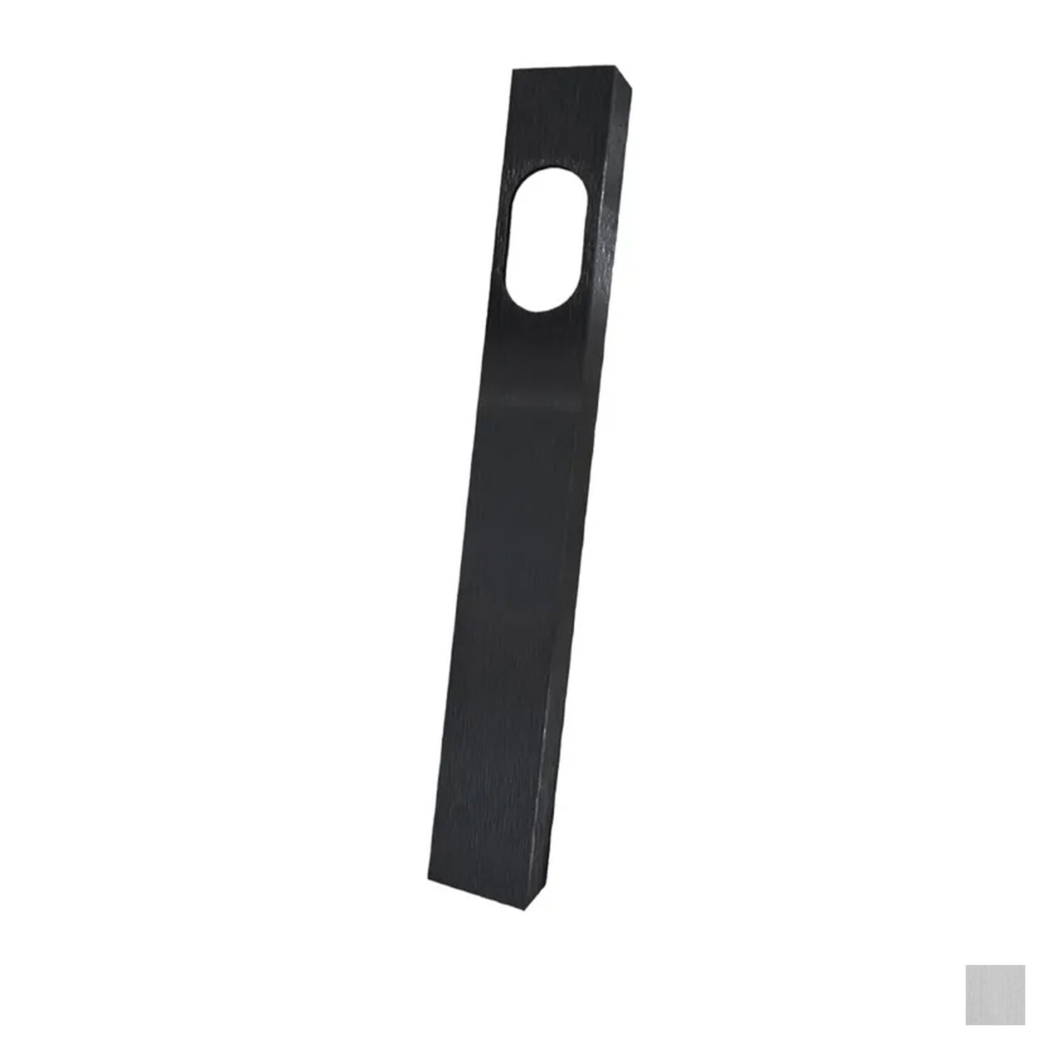 Lockton Narrow Stile Square End Extension Plate with Cylinder Hole No Lever