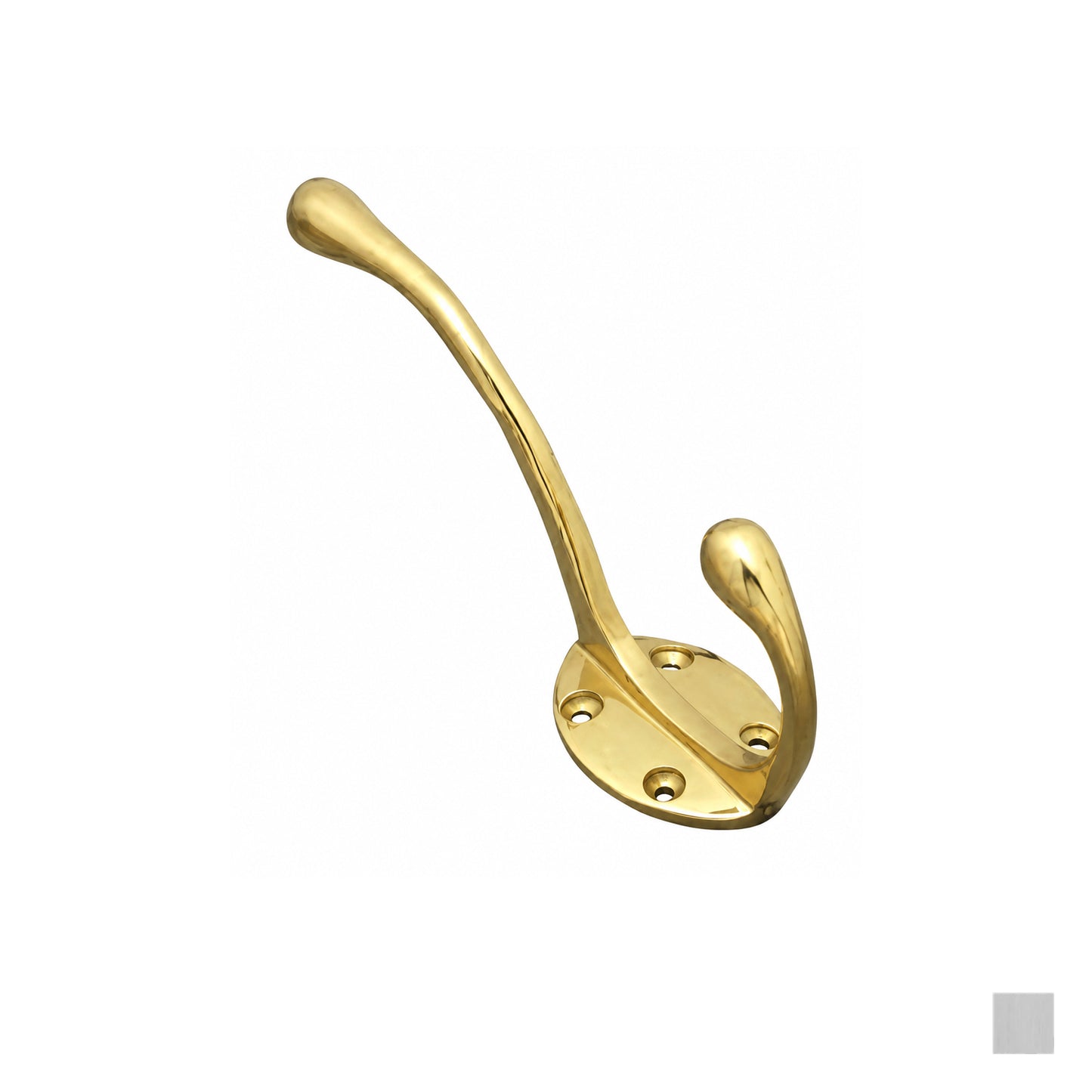Superior Brass Hat and Coat Hook 150mm - Available in Chrome Plate and Polished Brass Finish