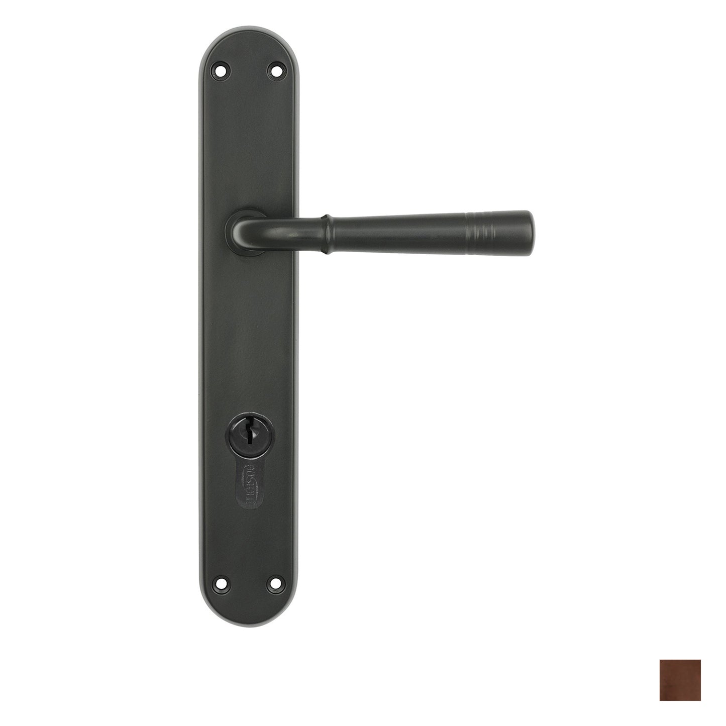 Superior Brass Rustic Door Lever Entance Set - Available in Various Finishes and Sizes