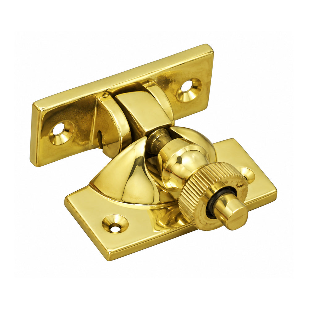 Superior Brass Window Fastener Old English Style Polished Brass 4216