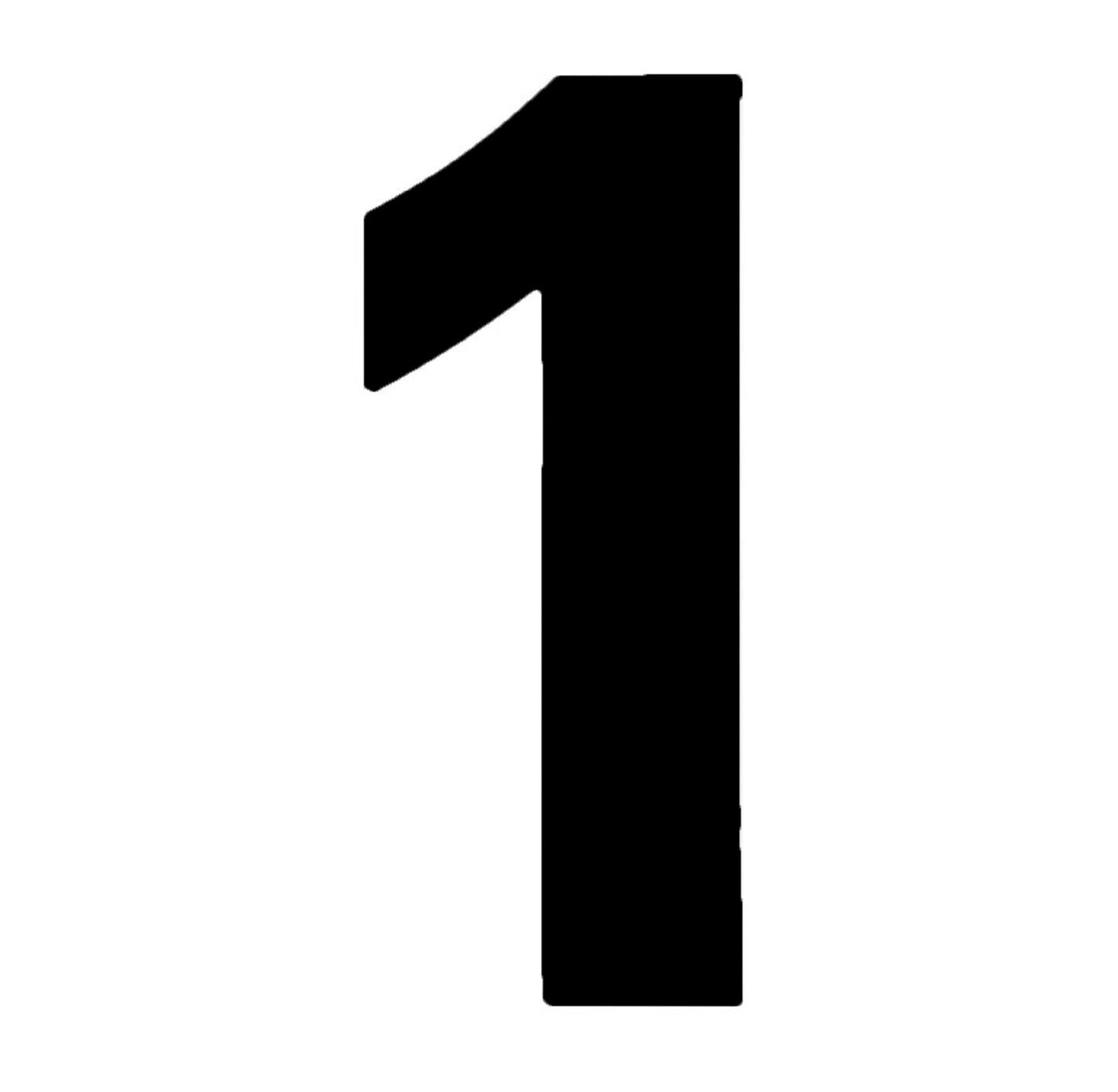 Austyle Architectural Numeral 0-9 130mm - Available in Various Finishes and Number