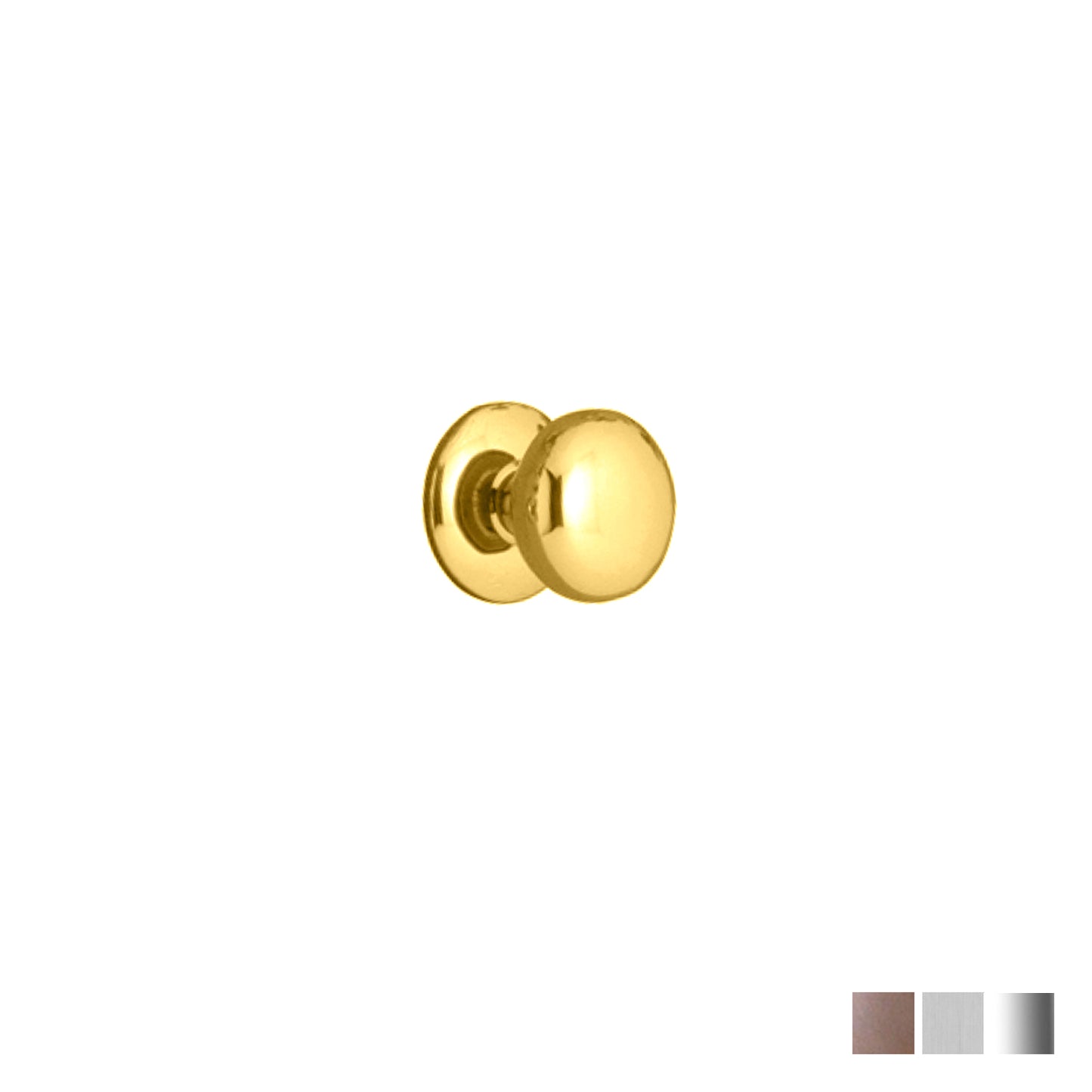 Superior Brass Door Knob - Available in Various Finishes