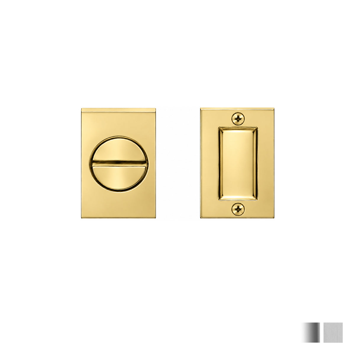 Austyle Rectangular Privacy Turn Snib Concealed Fix - Available in Various Finishes