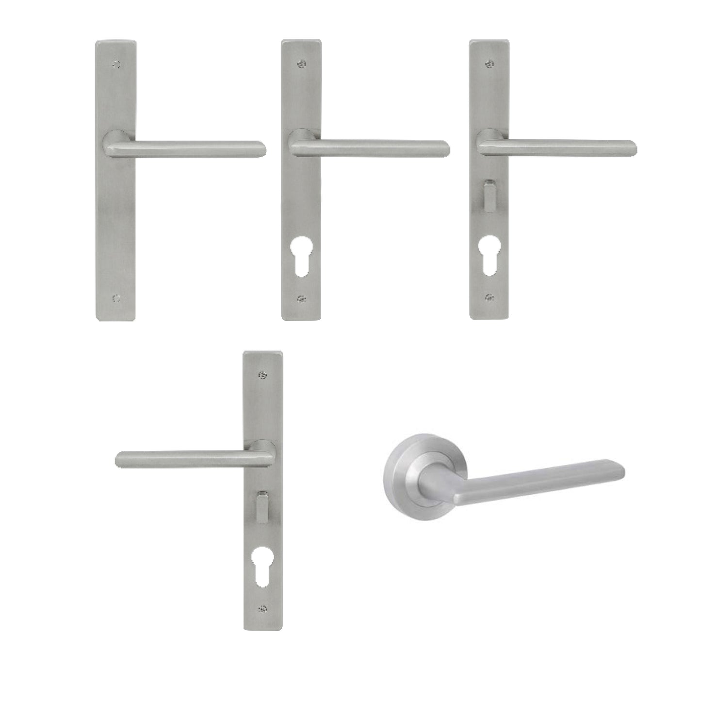 Austyle 316 Marine Grade Door Lever Handles Satin Stainless Steel 42344