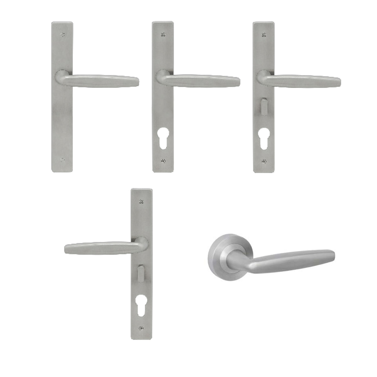 Austyle 316 Marine Grade Door Lever Handles Satin Stainless Steel 42350 - Customise to your needs
