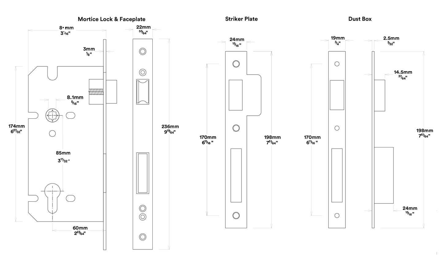 Iver Baltimore Door Lever on Square Rose Pair Entrance Kit Key/Key - Available in Various Finishes