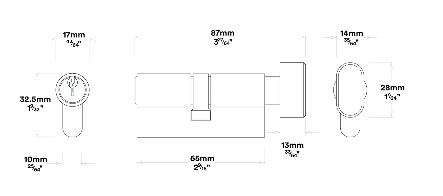 Iver Sarlat Door Lever Handle on Chamfered Backplate Entrance Kit Key/Thumb