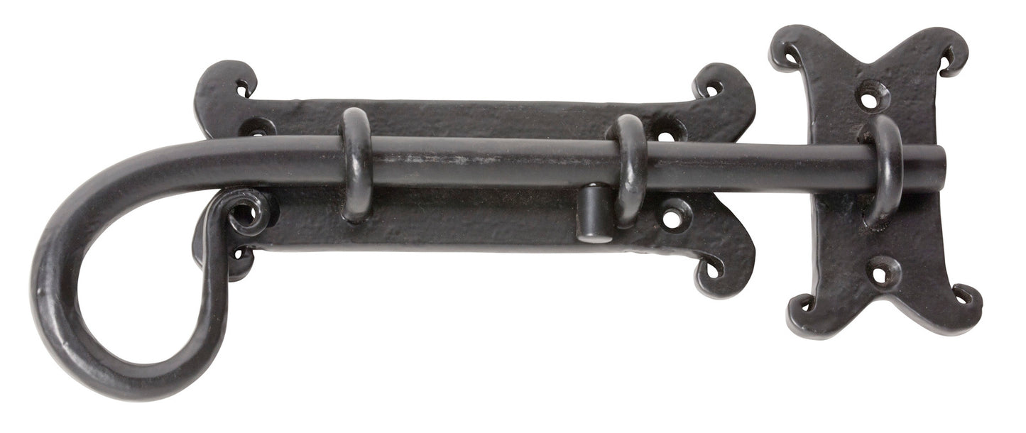 Tradco 1906MB Slide Bolt Iron Matt Black 200mm