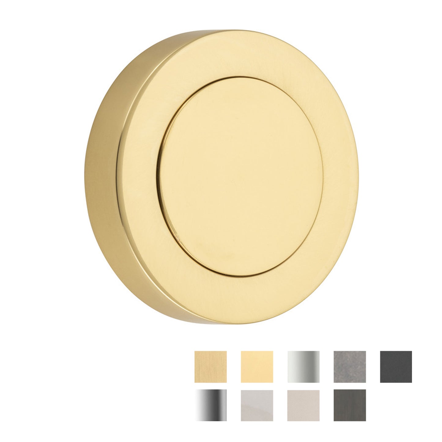 Iver Blank Rose Round Escutcheon 52mm - Available in Various Finishes