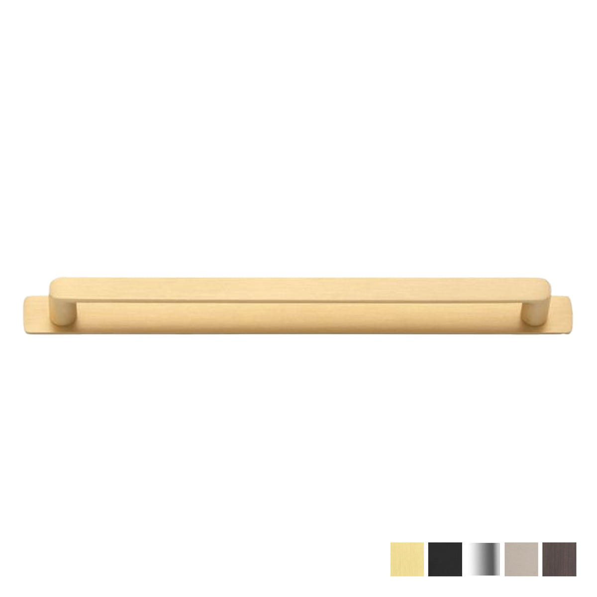 Iver Osaka Cabinet Pull Handle with Backplate - Available in Various Finishes and Sizes