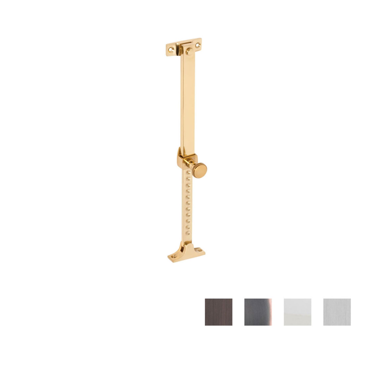 Tradco Telescopic Screw Down Casement Stay - Available in Various Finishes