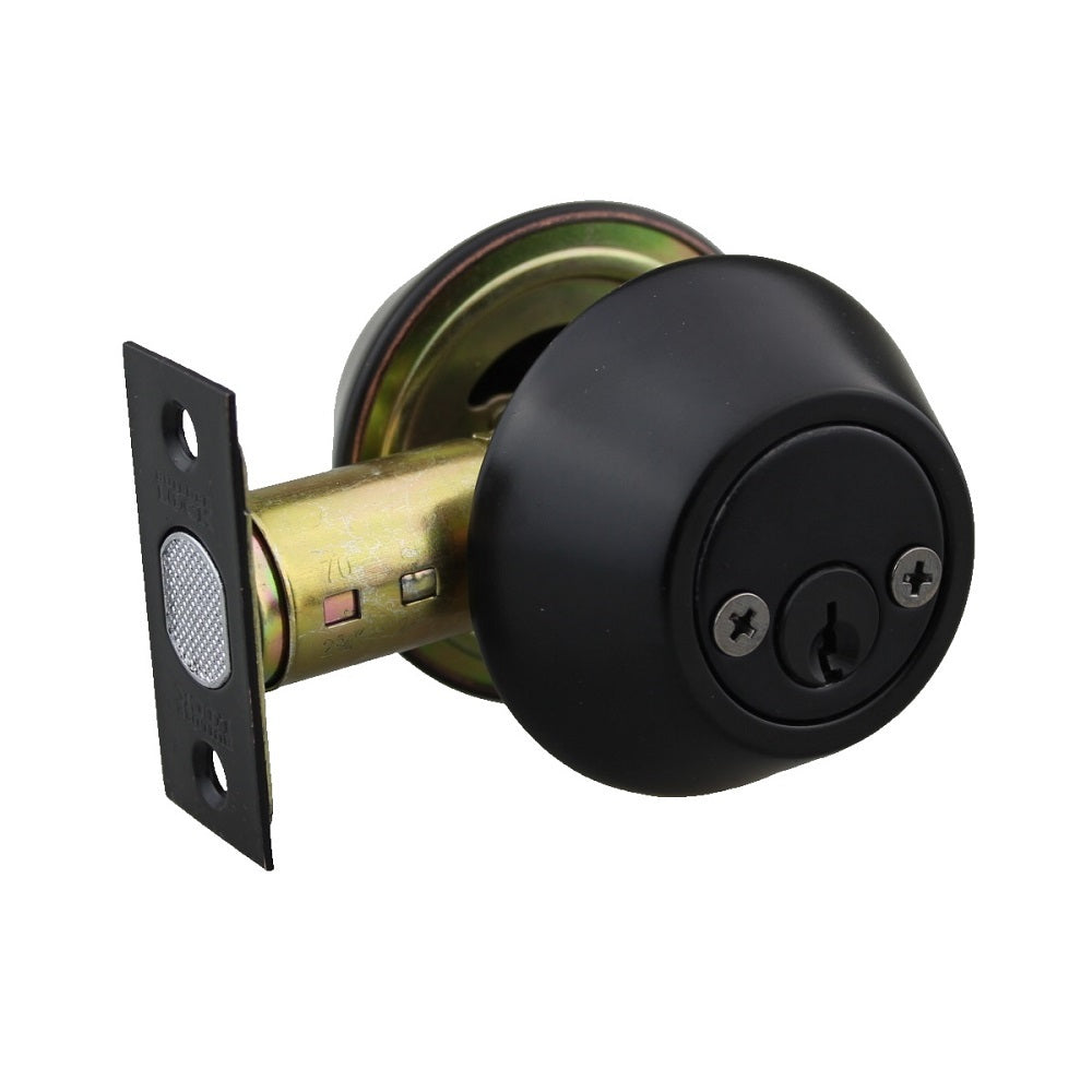 Trio Deadbolt WDB65BL Double Cylinder 60/70mm Matt Black