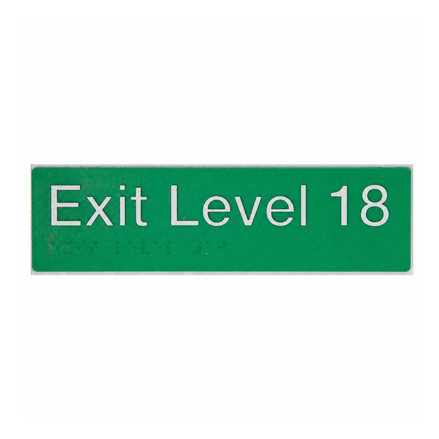 Tim The Sign Man Exit Level Sign - Available in Various Finishes and Level